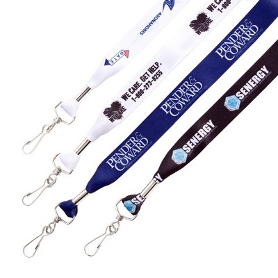 1" USA Made Dye Sublimated Lanyard