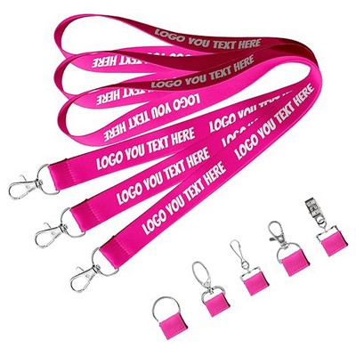 3/4" Full Color Dye Sublimation Lanyard