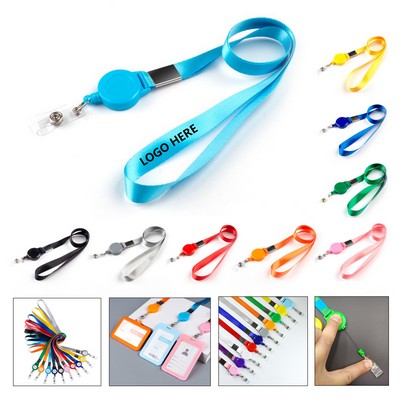 Hands-Free Retractable ID Lanyard